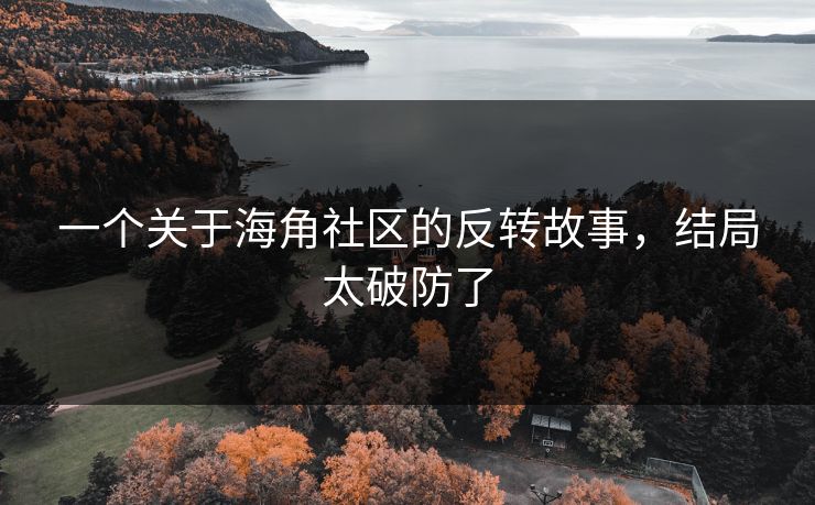 一个关于海角社区的反转故事，结局太破防了