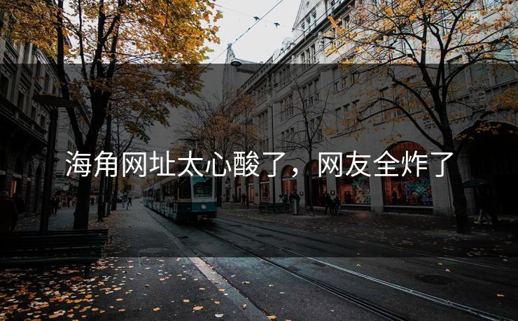 海角网址太心酸了，网友全炸了